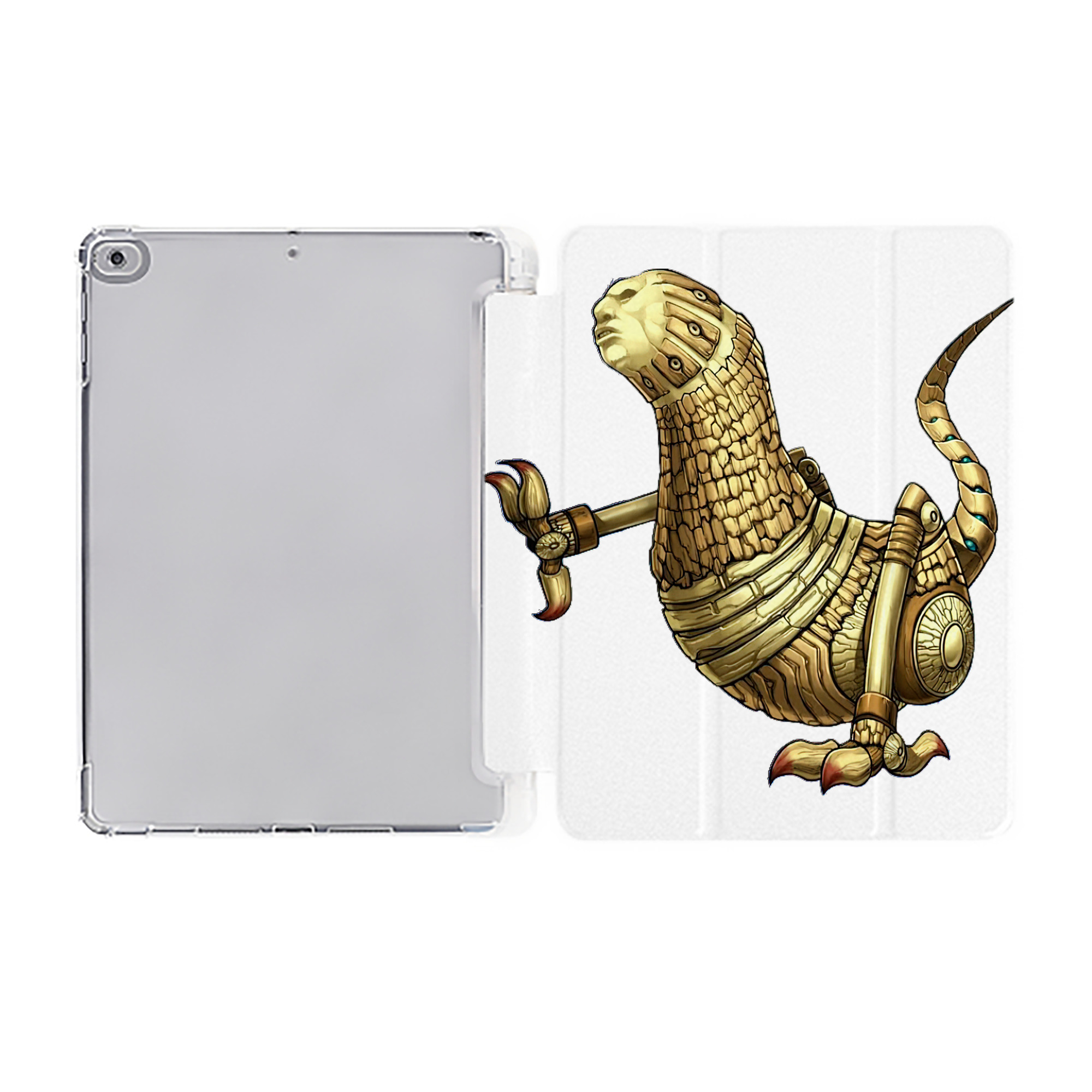 （画像用） 遊☆戯☆王 Yu-Gi-Oh! IPad ケース ペン収納付き 三つ折りスタンド PUレザー×シリコン 対応機種9.5/10.5/10.9インチ